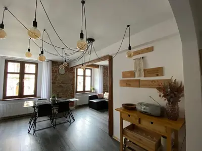 Część wypoczynkowa w obiekcie Apartament Przy Ratuszu