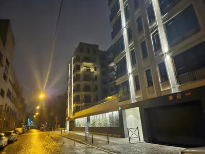 Budynek, w którym mieści się apartament