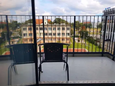 Balkon lub taras w obiekcie Harry’s Apartment/centrum/parking