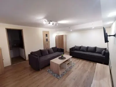 Część wypoczynkowa w obiekcie Apartament położony u podnóża Gór Bardzkich