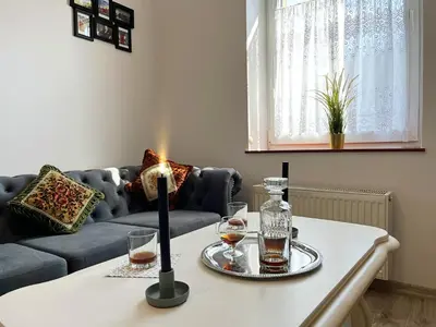 Część wypoczynkowa w obiekcie Apartament Winston