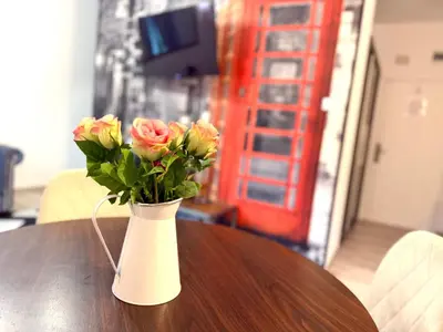 Telewizja i/lub zestaw kina domowego w obiekcie Apartament Winston