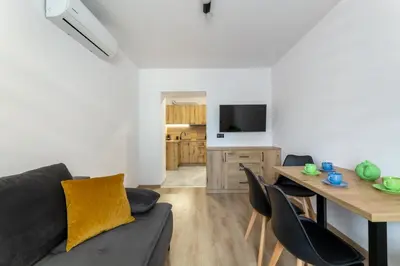 Kuchnia lub aneks kuchenny w obiekcie Apartament Centrum A