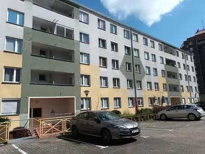 Budynek, w którym mieści się apartament