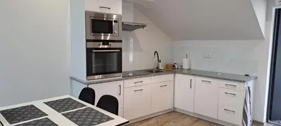 Kuchnia lub aneks kuchenny w obiekcie Apartament przy Małej Panwi 