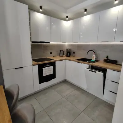 Kuchnia lub aneks kuchenny w obiekcie Halo Green Apartament Wrocław