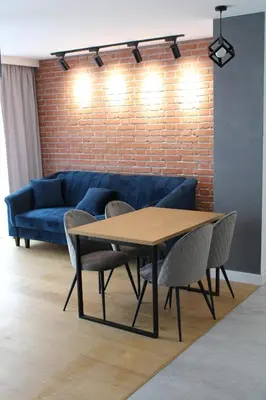 Część wypoczynkowa w obiekcie Halo Green Apartament Wrocław