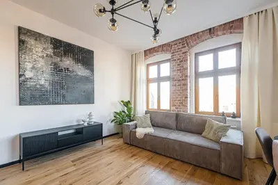 Część wypoczynkowa w obiekcie KSIĘCIA WITOLDA Apartment ~ Self Check-In 20h