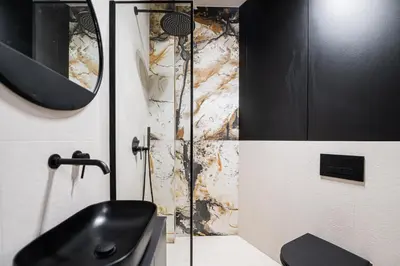 Łazienka w obiekcie KSIĘCIA WITOLDA Apartment ~ Self Check-In 20h