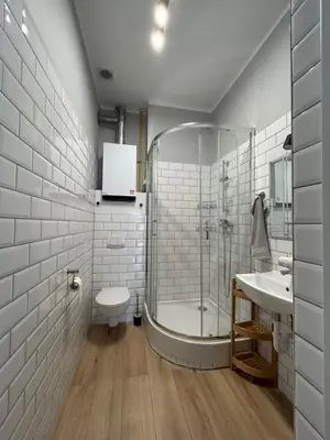 Łazienka w obiekcie Apartament Nad Galerią blisko centrum Kudowy