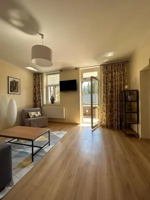 Część wypoczynkowa w obiekcie Apartament Nad Galerią blisko centrum Kudowy