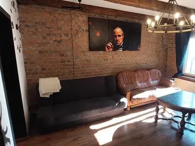 Część wypoczynkowa w obiekcie Apartament loftowy
