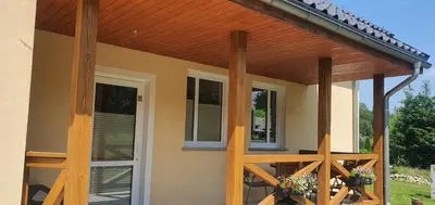Balkon lub taras w obiekcie Zajazd Stronie