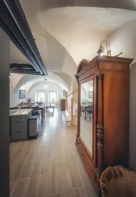 Część wypoczynkowa w obiekcie Loft w kamienicy
