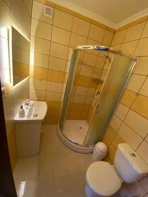 Łazienka w obiekcie Pasja Noclegi B&B