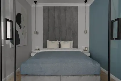 Łóżko lub łóżka w pokoju w obiekcie APARTIO ROOMS Gliwice