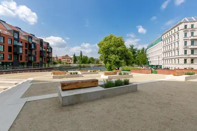 Budynek, w którym mieści się apartament