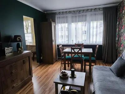 Część wypoczynkowa w obiekcie Apartament pod Złotą Małpą