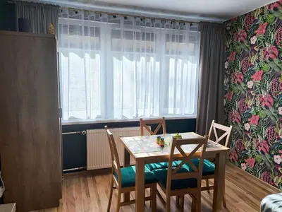 Część wypoczynkowa w obiekcie Apartament pod Złotą Małpą