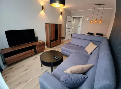 Część wypoczynkowa w obiekcie Apartament Kotlina
