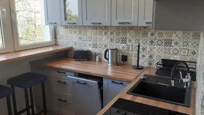 Kuchnia lub aneks kuchenny w obiekcie Apartament Kotlina