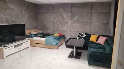 Część wypoczynkowa w obiekcie Apartament Dubaj