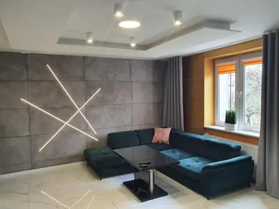 Część wypoczynkowa w obiekcie Apartament Dubaj