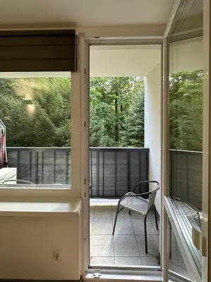 Balkon lub taras w obiekcie Apartament 221 przy Niedźwiadku