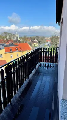 Balkon lub taras w obiekcie LAWENDOWE NOCOWANIE Główna 19 lok11