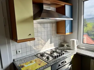 Kuchnia lub aneks kuchenny w obiekcie LAWENDOWE NOCOWANIE Główna 19 lok11