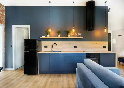 Kuchnia lub aneks kuchenny w obiekcie Apartament na Wzgórzu