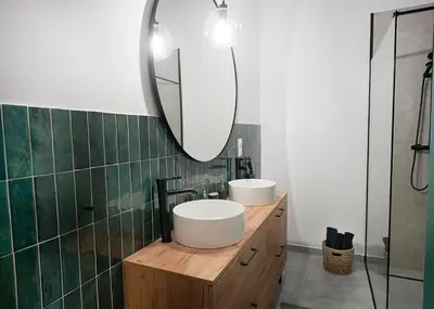 Łazienka w obiekcie Apartament na Wzgórzu