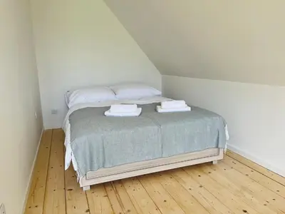 Łóżko lub łóżka w pokoju w obiekcie Apartament Na Szlaku