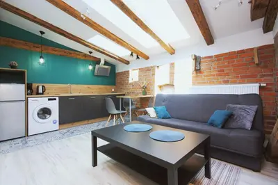 Kuchnia lub aneks kuchenny w obiekcie Apartamenty na Starym Mieście