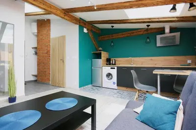 Kuchnia lub aneks kuchenny w obiekcie Apartamenty na Starym Mieście