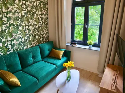 Część wypoczynkowa w obiekcie Loft Apartments Gliwice