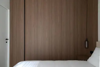 Łóżko lub łóżka w pokoju w obiekcie Apartament Legionów- A15 w centrum Kalisza
