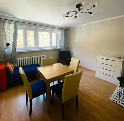 Część wypoczynkowa w obiekcie Apartament w Zdroju
