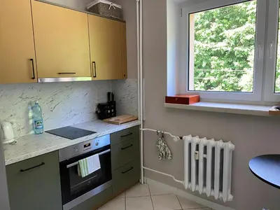 Kuchnia lub aneks kuchenny w obiekcie Apartament w Zdroju
