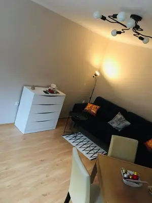 Część wypoczynkowa w obiekcie Apartament w Zdroju