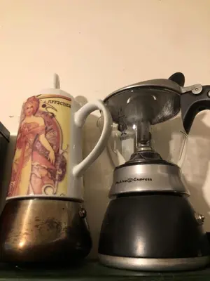 Zestaw do parzenia kawy i herbaty w obiekcie zielonapogoda