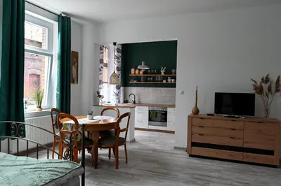 Kuchnia lub aneks kuchenny w obiekcie Apartament Niezapominajka