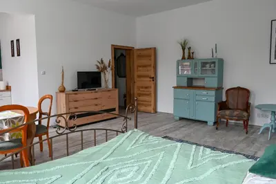 Kuchnia lub aneks kuchenny w obiekcie Apartament Niezapominajka
