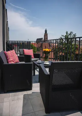 Balkon lub taras w obiekcie Apartament Bulwar Staromiejski, Old Town, Free Parking,