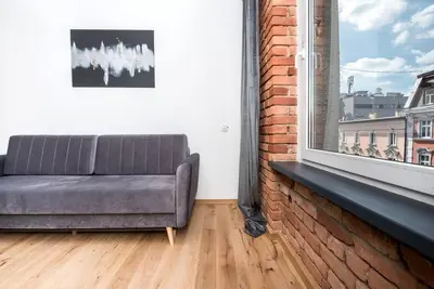 Część wypoczynkowa w obiekcie Apartament Zwycięstwa