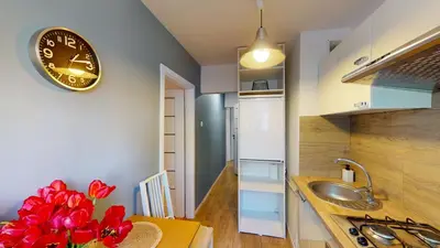 Kuchnia lub aneks kuchenny w obiekcie Kotlarska 7 TectumApartments